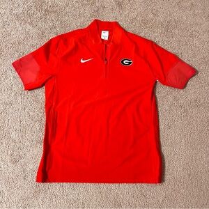 Nike UGA Georgia Bulldogs team issue sideline pullover